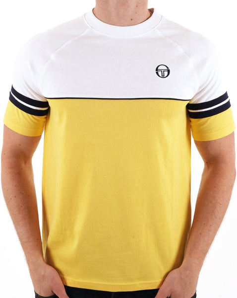 Sergio Tacchini Orion T Shirt Yellow/White