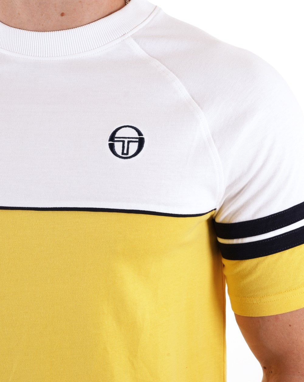 Sergio Tacchini Orion T Shirt Yellow/White