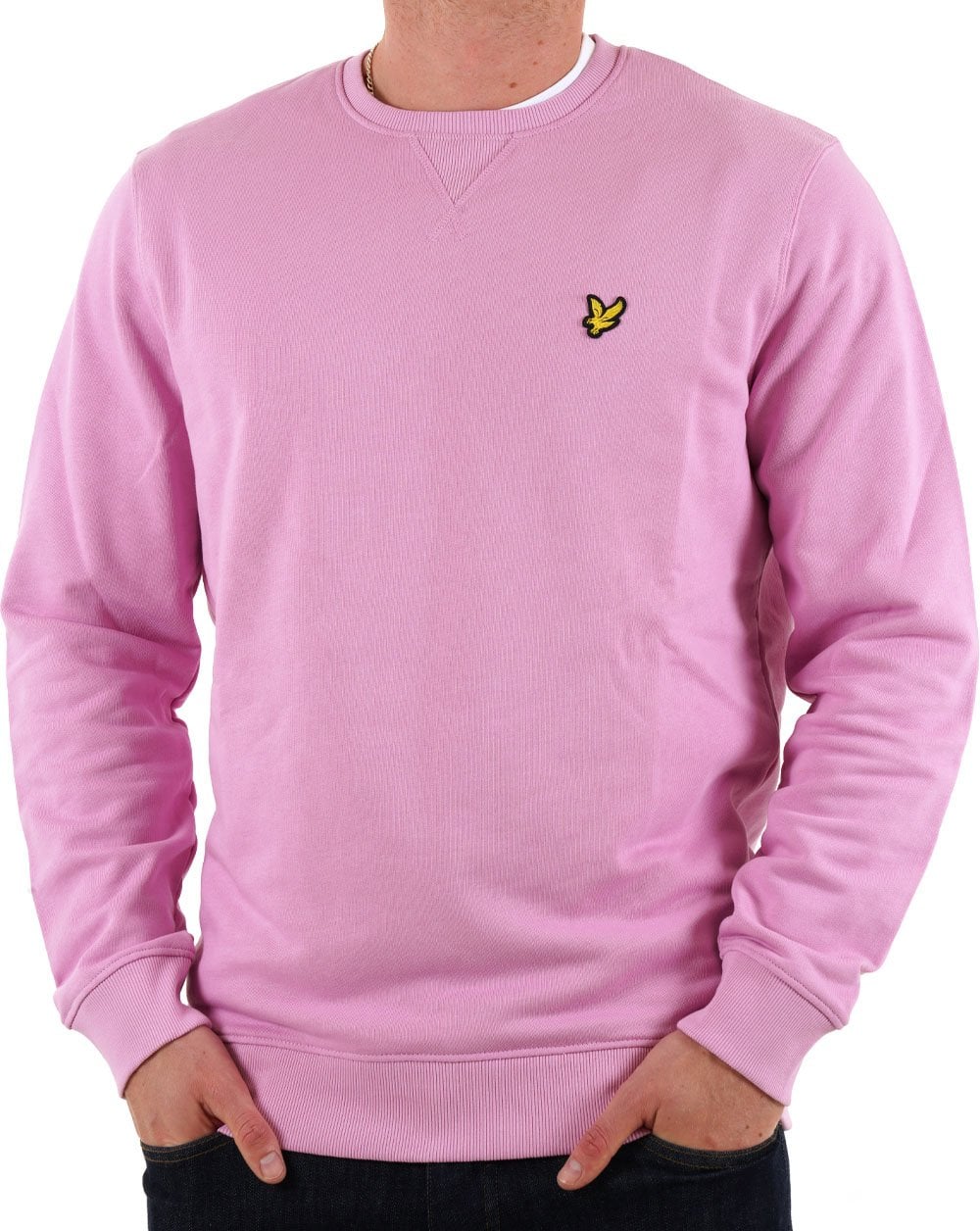 Lyle & Scott Crew Neck Sweatshirt Power Pink