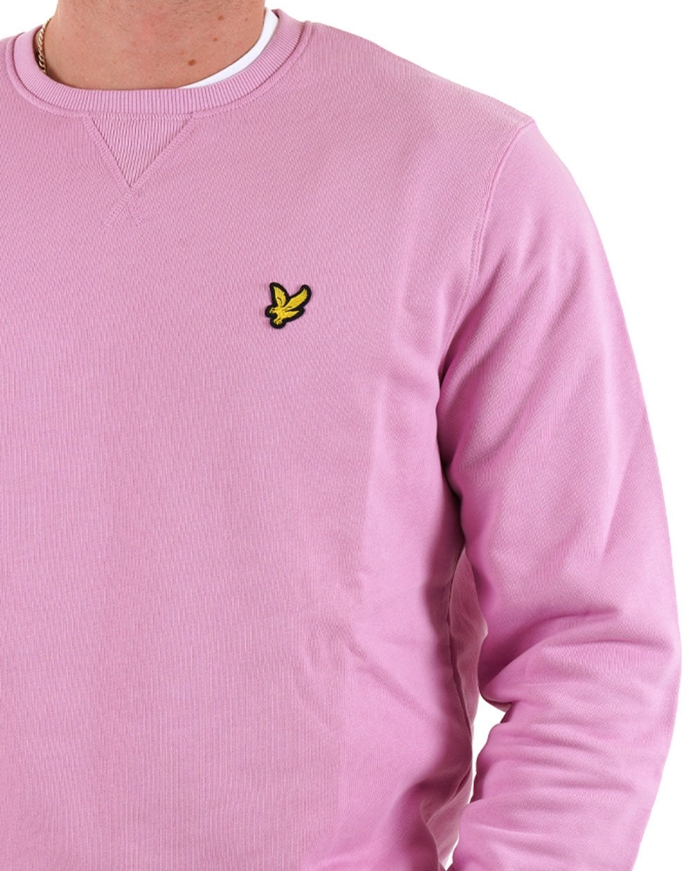 Lyle & Scott Crew Neck Sweatshirt Power Pink