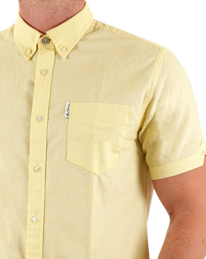 Ben Sherman Signature Oxford SS Shirt Corn