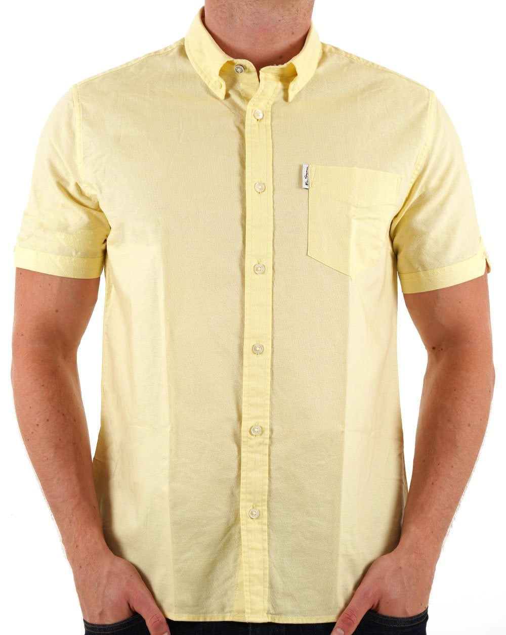 Ben Sherman Signature Oxford SS Shirt Corn