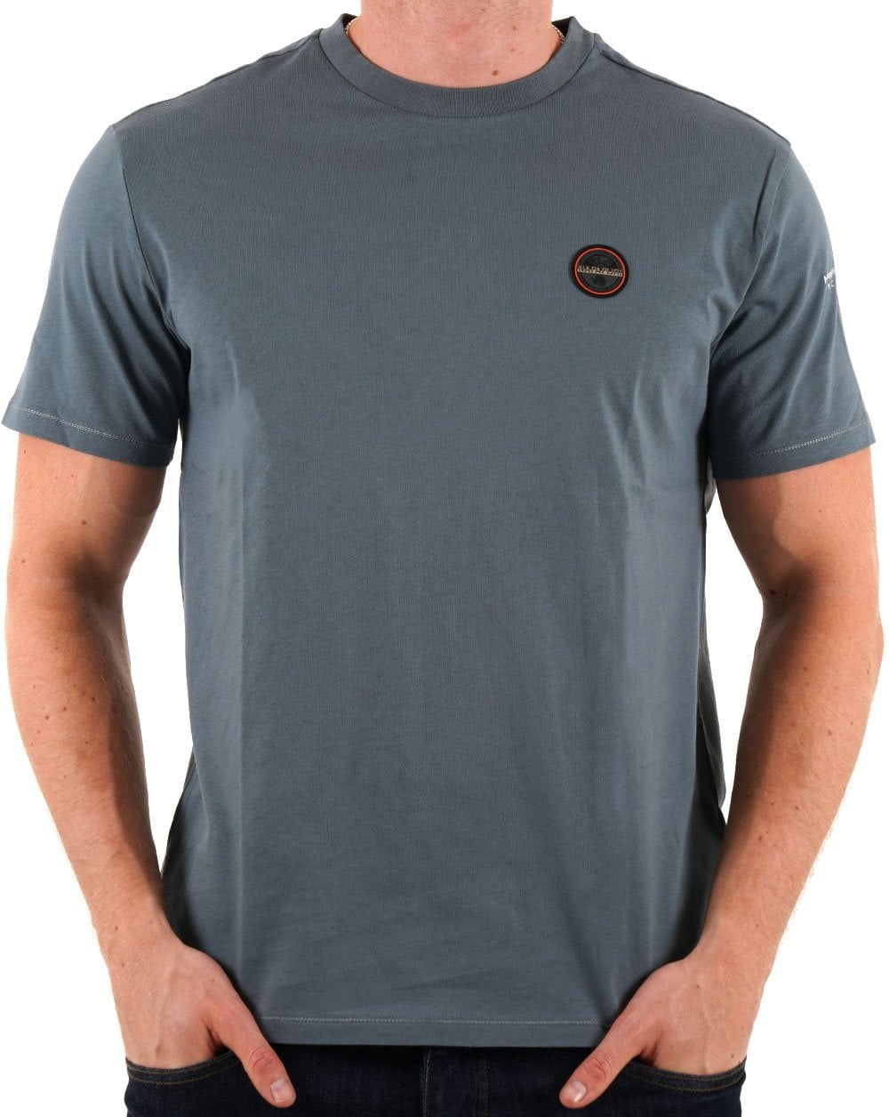 Napapijri Badge T Shirt Stormy Weather