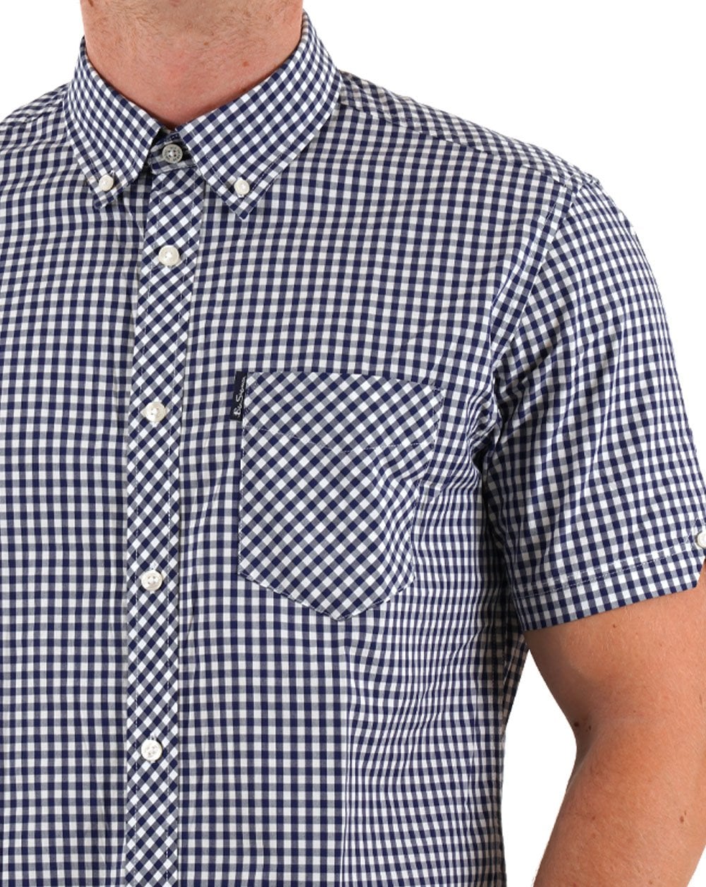 Ben Sherman Signature Gingham SS Shirt Dark Blue