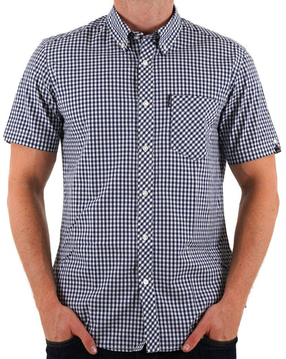 Ben Sherman Signature Gingham Shirt Dark Blue