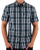 Ben Sherman Irregular Check Shirt Dark Green