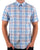 Ben Sherman Irregular Check SS Shirt Glacier