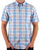 Ben Sherman Irregular Check SS Shirt Glacier