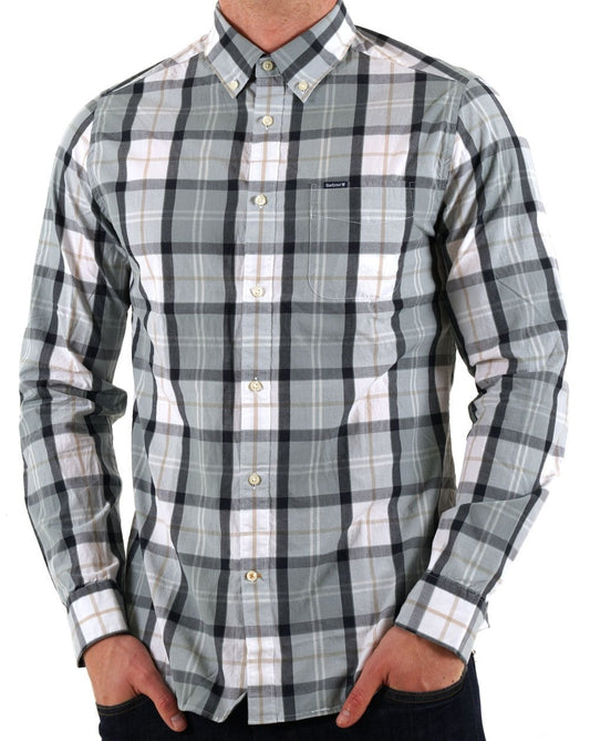 Barbour Laggon Tailored Shirt Northshore Tartan