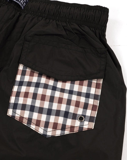 Aquascutum Icon Swim Shorts Black