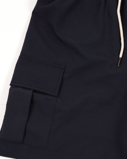 Aquascutum Patch Cargo Swim Shorts Navy