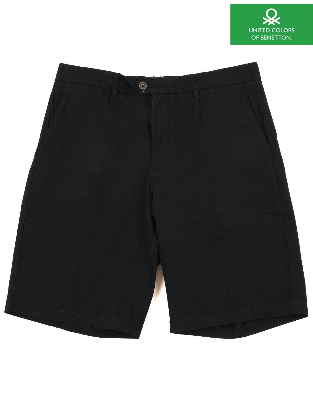 Benetton Chino Shorts Black