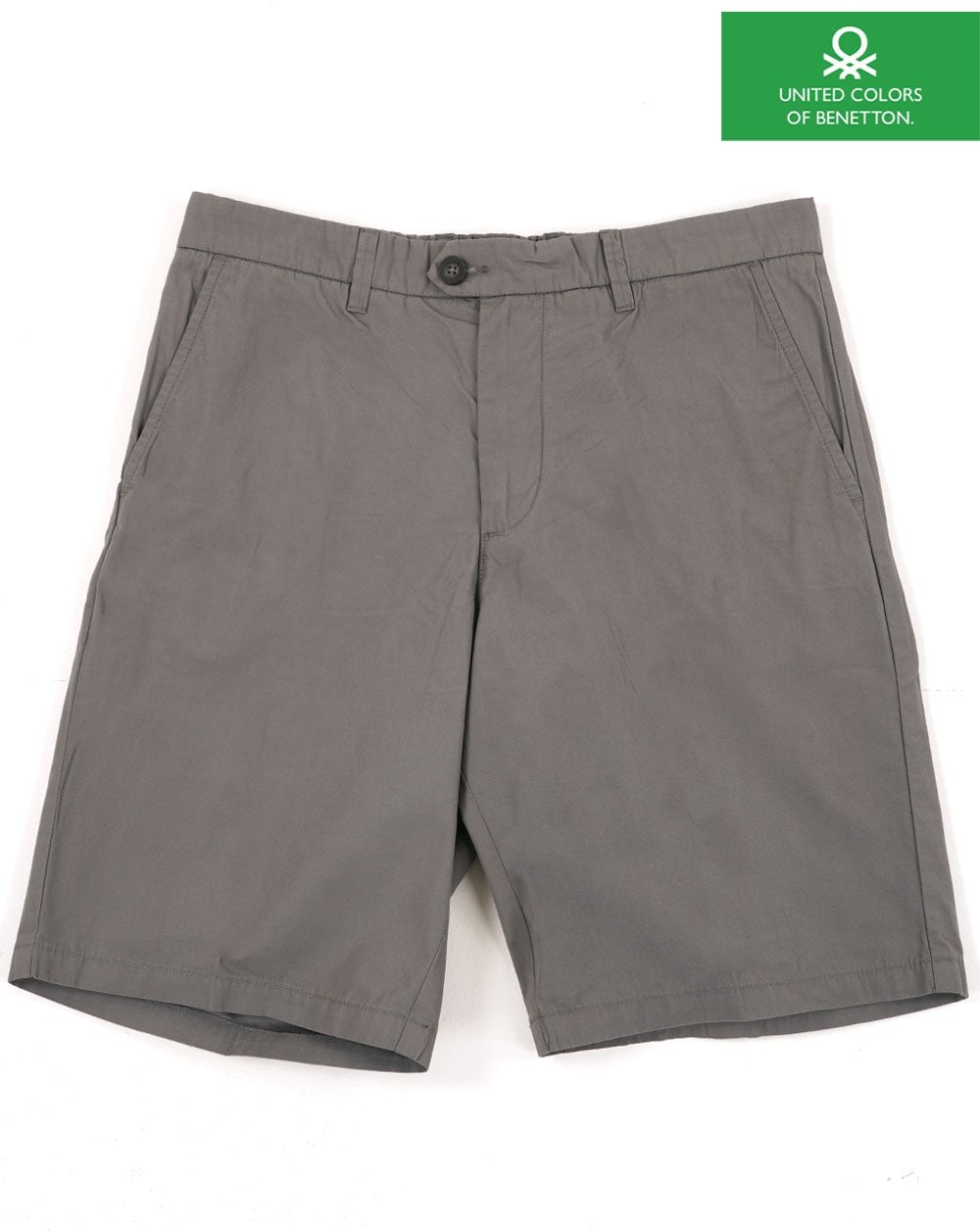 Benetton Chino Bermuda Shorts Grey