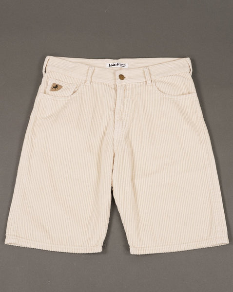 Lois Pepe Jumbo Cord Shorts Cream