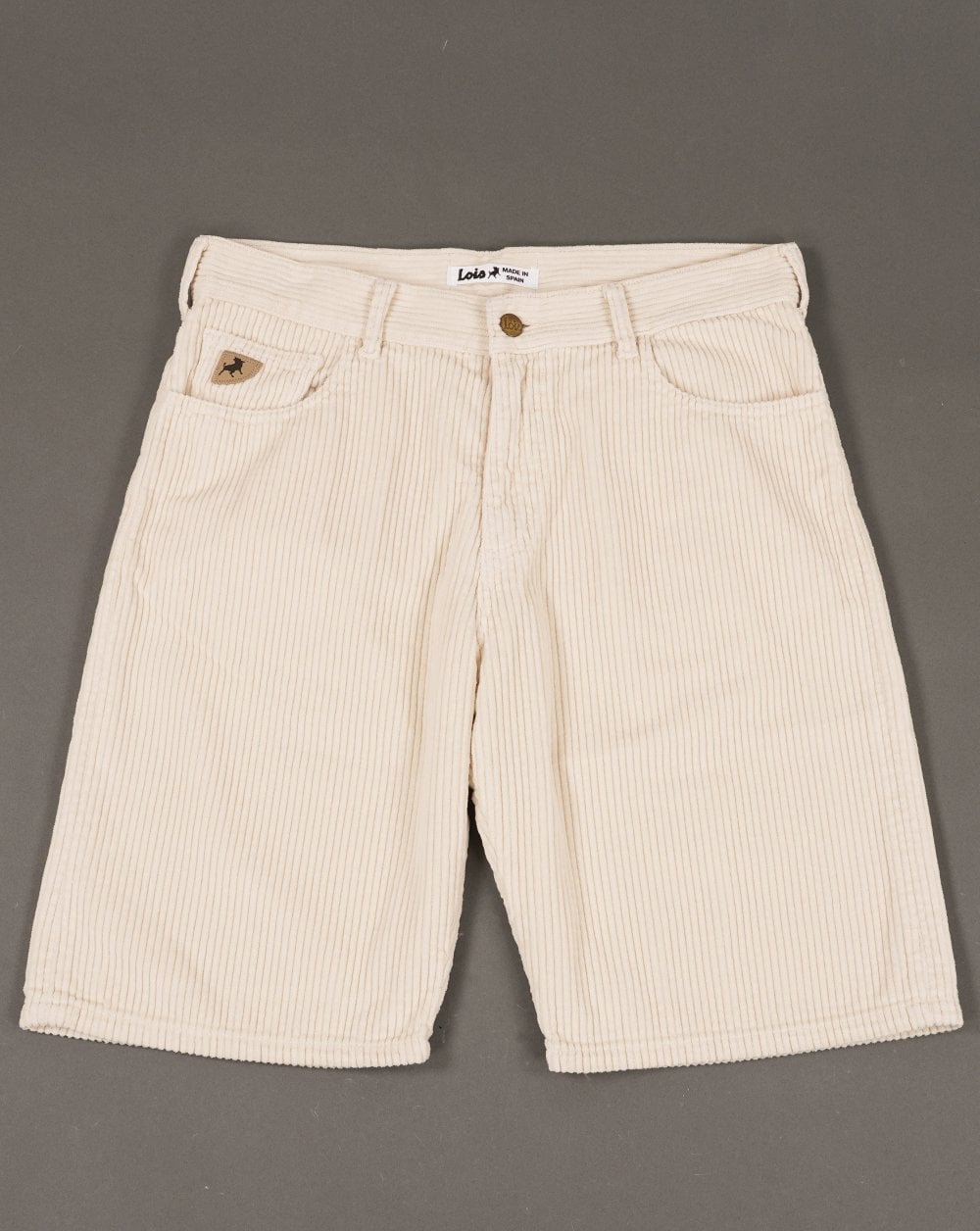 Lois Pepe Jumbo Cord Shorts Cream