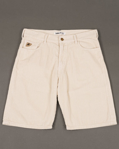 Lois Pepe Jumbo Cord Shorts Cream