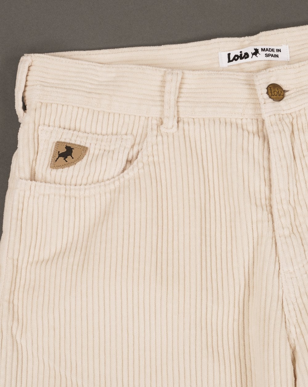 Lois Pepe Jumbo Cord Shorts Cream