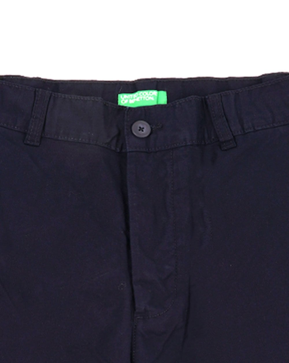 Benetton Cotton Cargo Shorts Navy