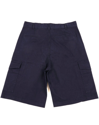 Benetton Cotton Cargo Shorts Navy
