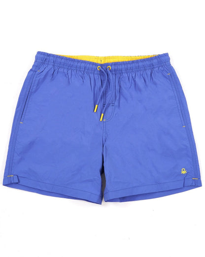 Benetton Basic Swim Shorts Blue