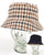Aquascutum Iconic Reversible Bucket Hat Check/Navy