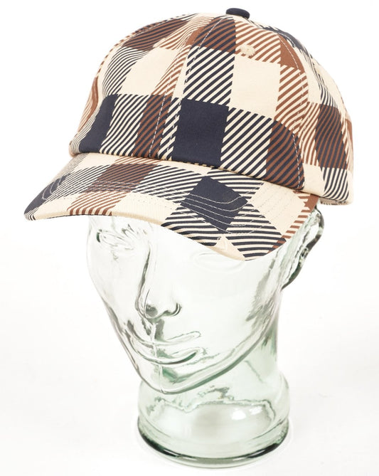 Aquascutum Macro Iconic Baseball Cap Large Check