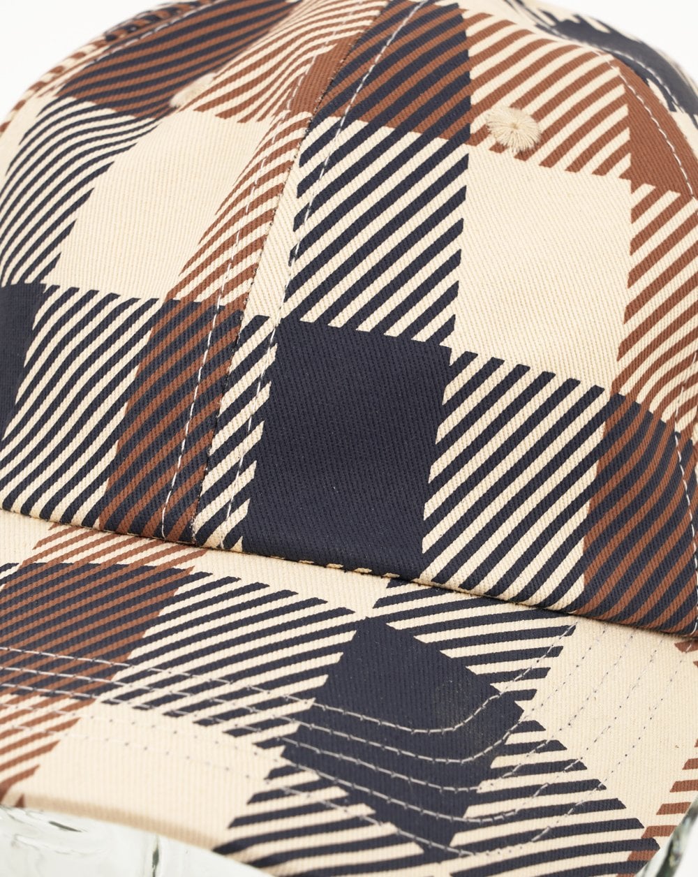 Aquascutum Macro Iconic Baseball Cap Large Check