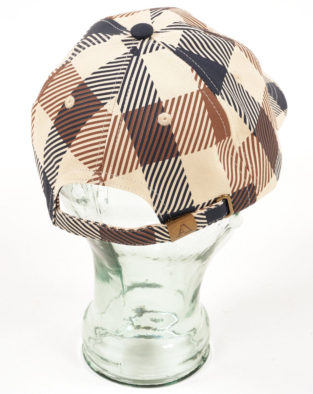 Aquascutum Macro Iconic Baseball Cap Large Check