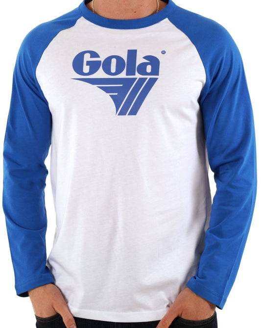Gola Long Sleeve Raglan T-shirt White/Blue