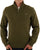 Gant Cotton Half Zip Sweater Moss Green
