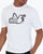 Peaceful Hooligan Outline T Shirt White