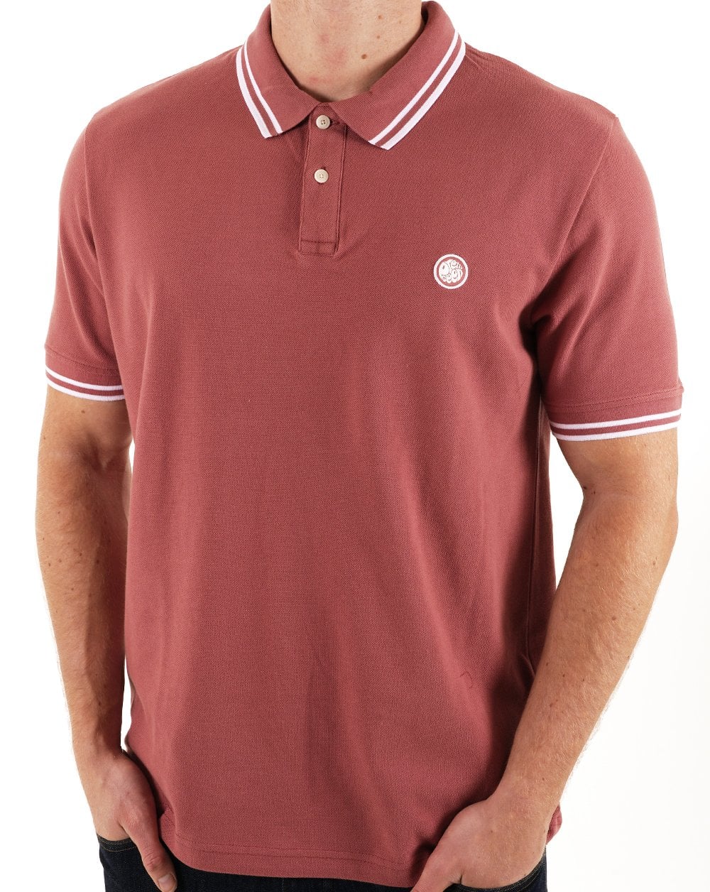 Pretty Green Barton Polo Shirt Ruby