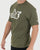 Peaceful Hooligan Outline T Shirt Khaki Green