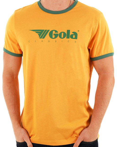 Gola Ringer T-shirt Gold
