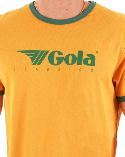 Gola Ringer T-shirt Gold