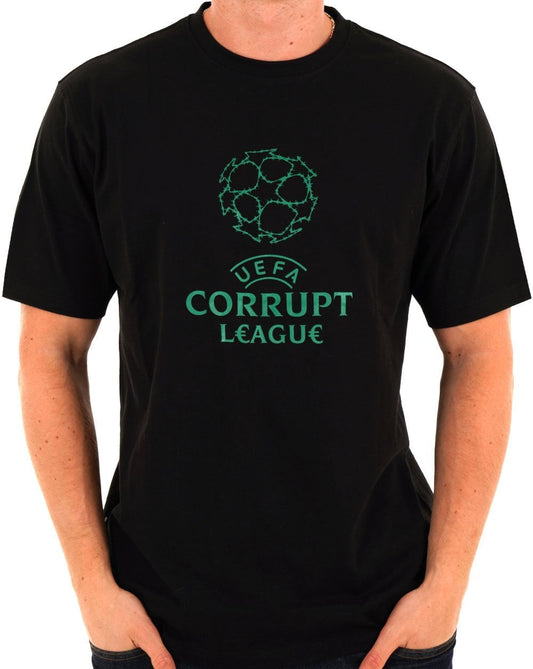 Peaceful Hooligan Corrupt League T Shirt Black