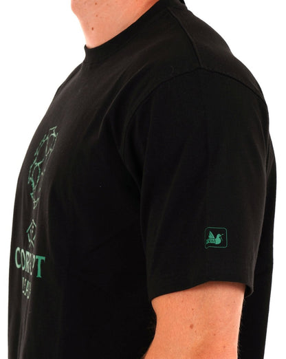 Peaceful Hooligan Corrupt League T Shirt Black