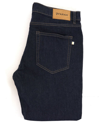 Farah Drake Slim Fit Jeans Rinse Blue