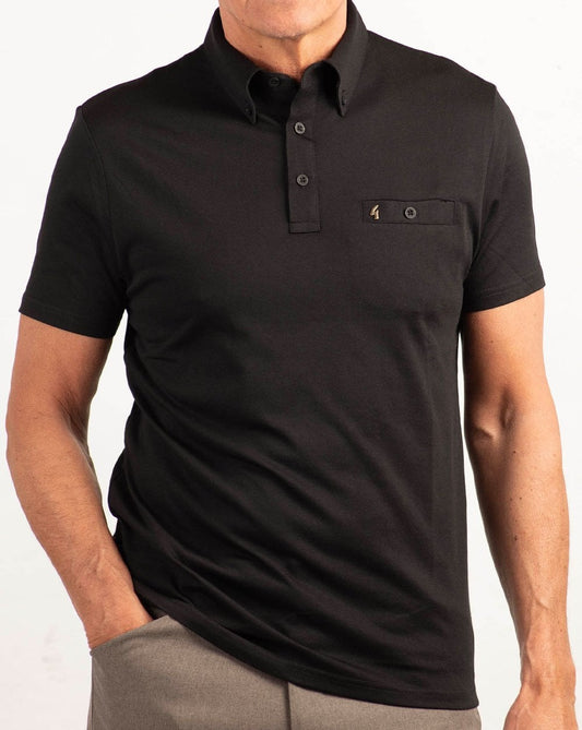 Gabicci Vintage Polo Shirt Black