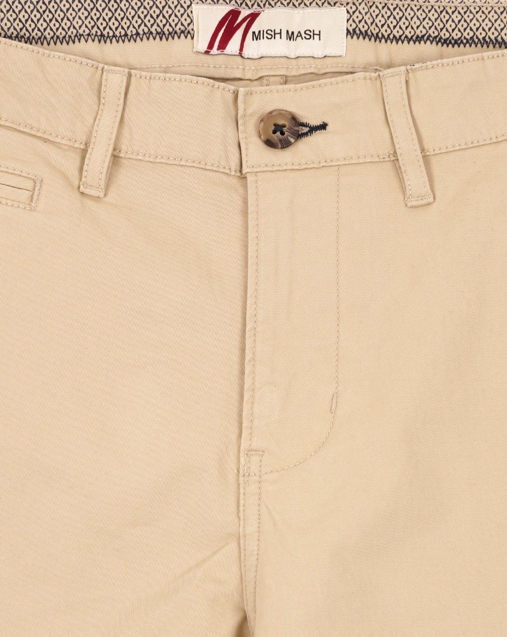 Mish Mash Chino Shorts Stone