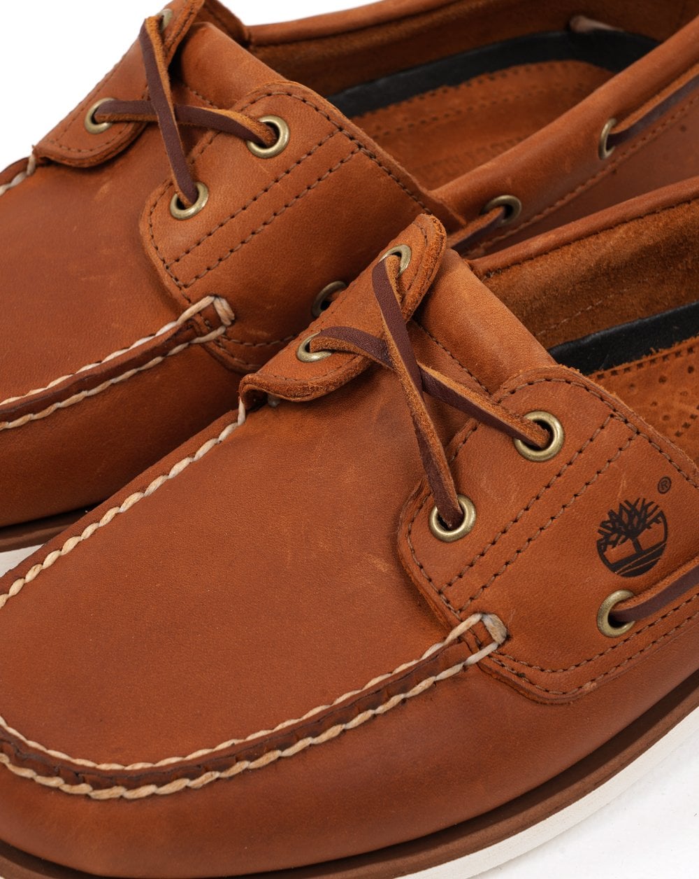 Timberland Classic 2 Eye Boat Shoes Apricot Buff