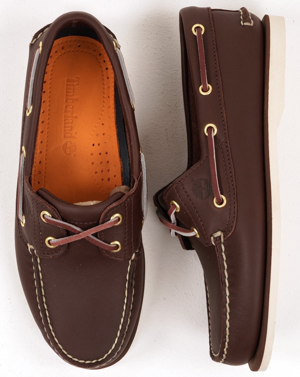 Timberland Classic 2 Eye Boat Shoes Brown