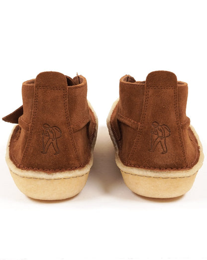 Clarks Originals Desert Rain Boots Dark Cola
