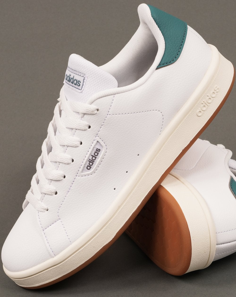 Adidas UB Court Trainers White/Teal