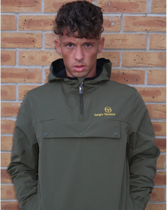 Sergio Tacchini Overhead Jacket Olive