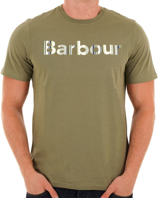 Barbour Westsand Logo T Shirt Light Moss