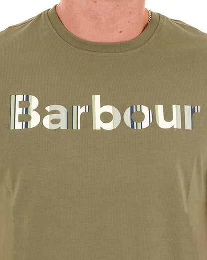 Barbour Westsand Logo T Shirt Light Moss