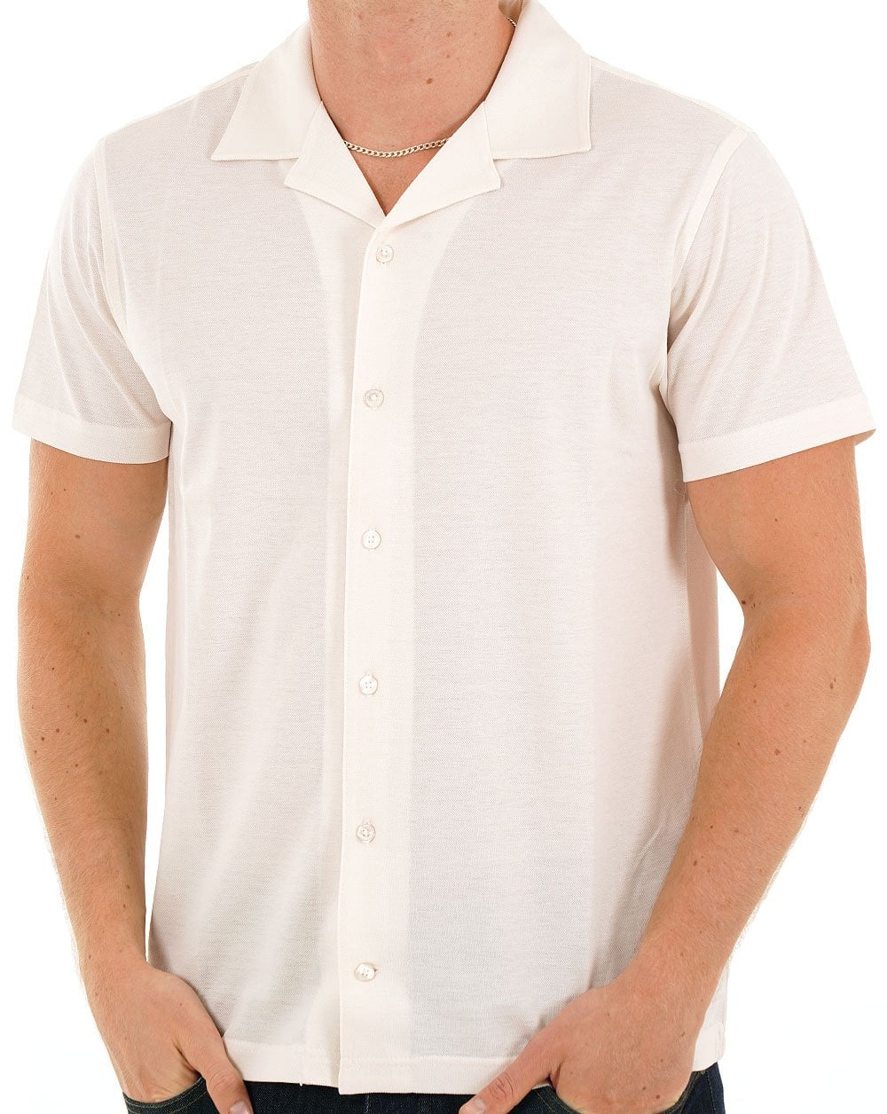 Barbour International Tonto Pique Shirt White