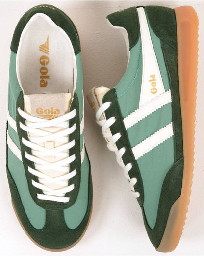 Gola Women's Firefly Trainers Green Mist / Evergreen / Off White