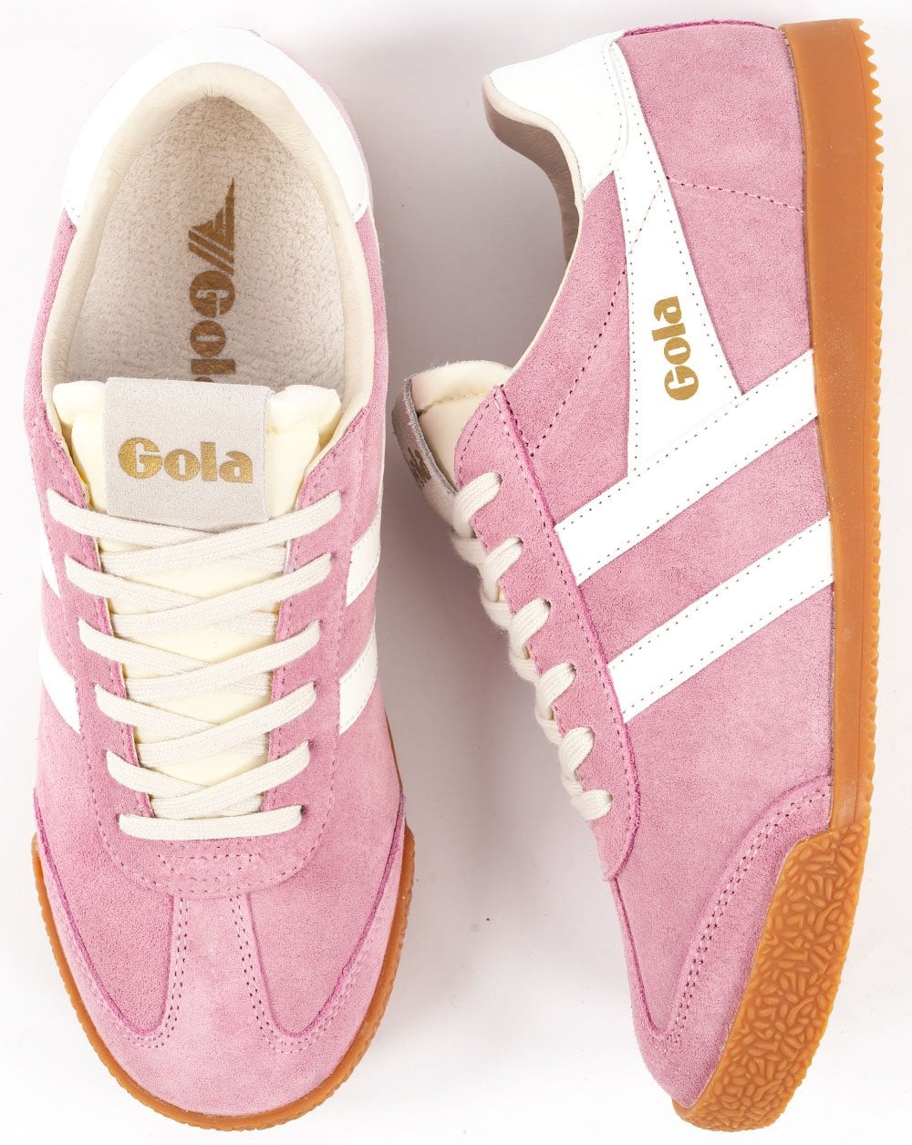 Gola Classics Women's Elan Trainers Candy / White
